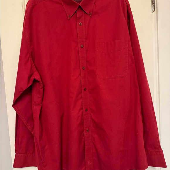 Nordstrom’s XXL button down wrinkle free in burgundy - Picture 1 of 8